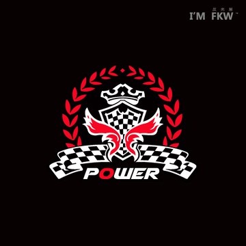 反光屋FKW 競速榮耀 賽車風 賽車徽章 競速標誌 賽道風格 機車貼紙 車貼 反光貼紙 KRV DRG JETSL 通用