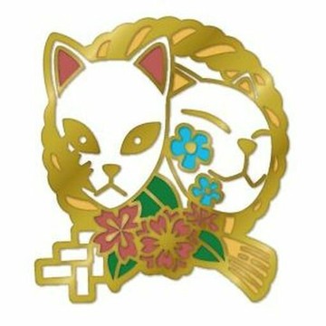 錆兔&真菰胸針收藏品鬼滅之刃