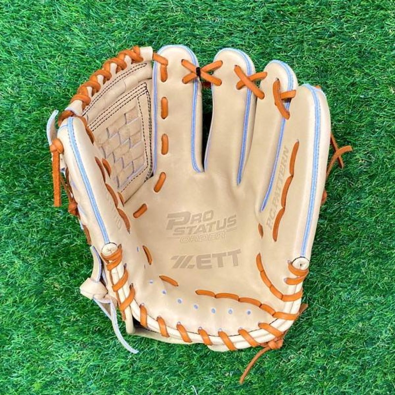ゼット ZETT 源田モデル オーダー 硬式グラブ 166型 パステルブラウン