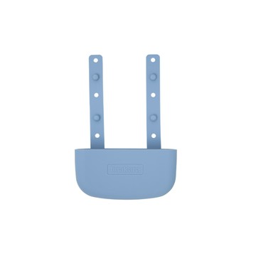 【日本Imakara】廚房水槽用矽膠瀝水收納掛籃-3入-多色可選-藍