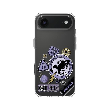 iPhone Air Clear Case（相機按鈕） 透明 - 航海王 One Piece - Gear 5 - 貼紙款