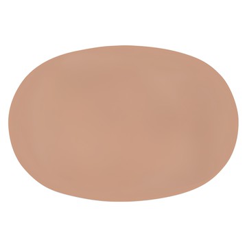 PAPA STUFF Ellony Papa 蛋形狀矽膠餐具墊 磚紅色  Mini 300*202*1.5mm  1個