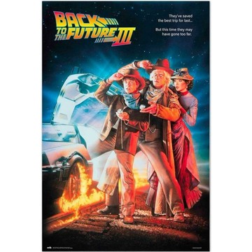 【回到未來】Back To The Future 3 官方宣傳進口海報