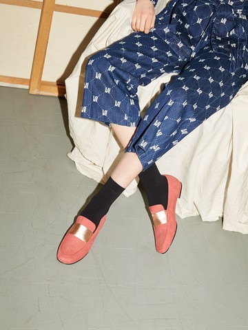 T003 Banding Loafer Pink (1cm)