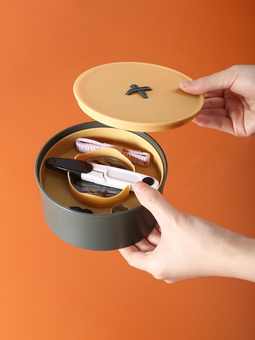 家用針線盒套裝便攜多功能小型女學生宿舍針線包縫紉手縫針收納盒