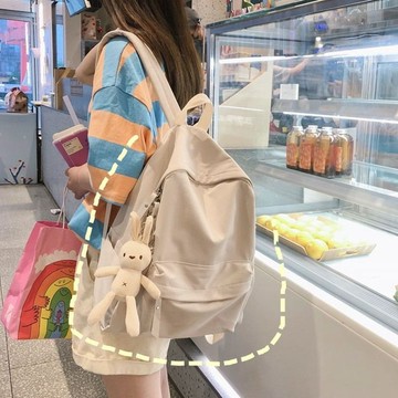 國中書包   書包女韓版原宿ulzzang雙肩背包初中大容量小清新中學生ins風書包  國小書包