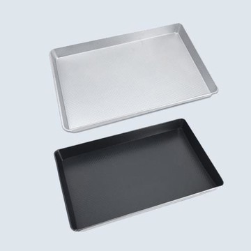 三能60x40cm商用波紋節能烤盤鍍鋁不沾陽極蛋糕面包店模具 sn1272