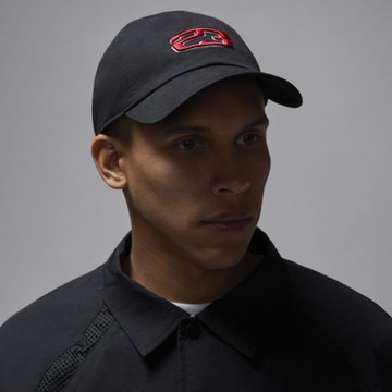 NIKE 帽子 棒球帽 運動帽 遮陽帽 喬丹 U J CLUB CAP US CB FLT ESS GX 黑紅 HJ2444-010 (3605)