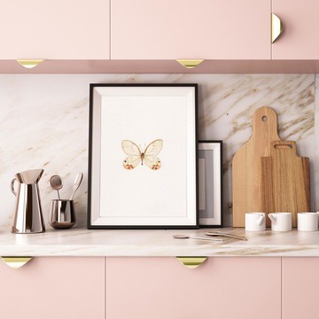 【蝶】限量版複製畫 | 畫臥房掛畫 | 蝴蝶昆蟲插畫 | 極簡風裝飾