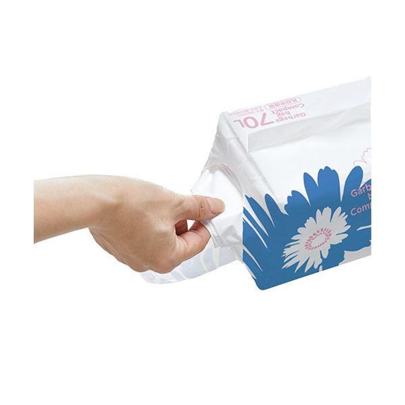 ＴＡＮＯＳＥＥ ゴミ袋 コンパクト 乳白半透明 ９０Ｌ １パック（５０
