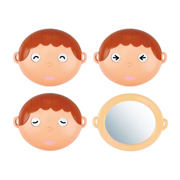 K's Kids 奇智奇思 我是誰魔法鏡  透過照鏡子來認識自己  認識不同的情緒表達  透過轉動的眼珠學習觀察  尺寸14x11cm  適用年齡6個月以上  1個