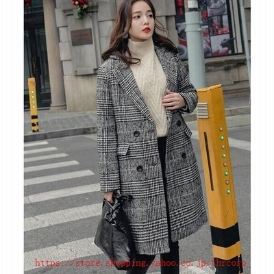 レディースダッフル アウター 秋冬 厚手 チェスター ツイード 通販 Lineポイント最大get Lineショッピング