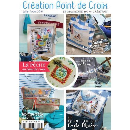 Creation Point de Croix No.59 2016年 7月・8月号 クロスステッチ刺繍図案集 フランス輸入雑誌