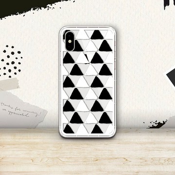 黑白三角形 黑白系列 支援各品牌手機殼CSAI01