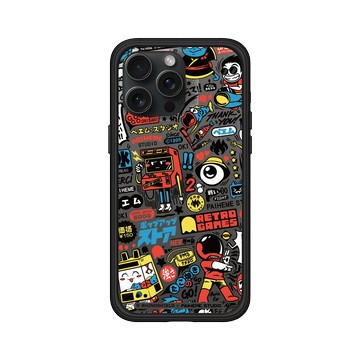 iPhone 15 Pro Max Mod NX 黑 - Paiheme Studio - Retro Games Color