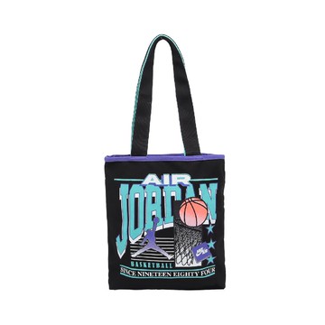 托特包 Jordan Essentials Tote 黑 帆布袋 手提 肩背 購物 JD2533158AD-003