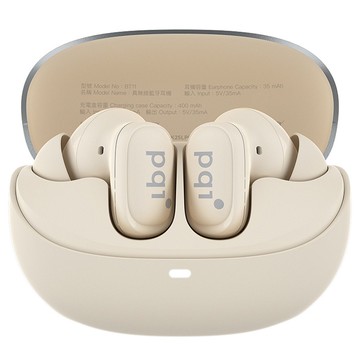 PQI BT11真無線ANC藍芽耳機-杏白【九乘九購物網】