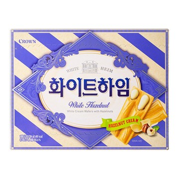 CROWN 皇冠 HEIM 榛果牛奶夾心威化酥 284g  1盒