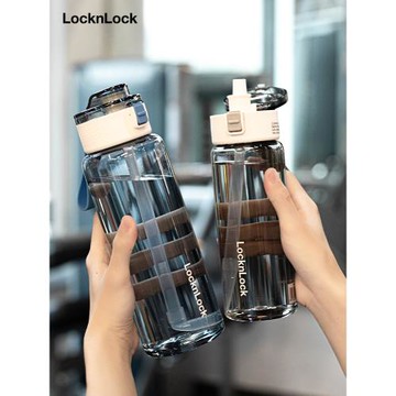 樂扣樂扣水杯吸管杯小學生新款女大容量運動上學水杯兒童水壺杯子