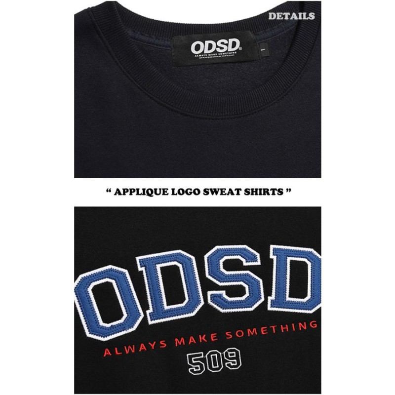 オッドスタジオ トレーナー ODD STUDIO 正規販売店 ODSD APPLIQUE LOGO