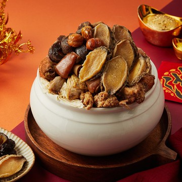 (預購)【胡同X錦霞樓】頂級鮑魚烏蔘佛跳牆-2300g