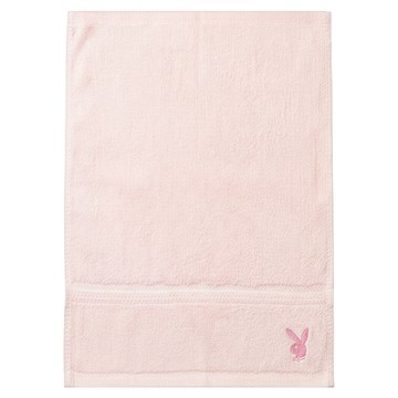 PlayBoy 清逸素色毛巾 精梳棉  粉色  1個