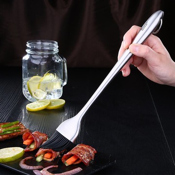 家用廚房耐高溫食品級硅膠涂油刷燒烤食用電餅鐺平底鍋烙餅小刷子