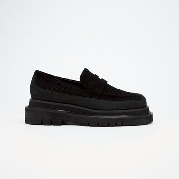PENNY LOAFER 條絨布樂福鞋 內外增高63mm 樂福鞋推薦 42