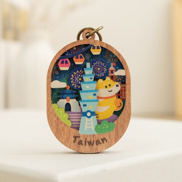 【微風景小物鏡-綻放台灣】台灣紀念品 / 吊飾 / 個人配件