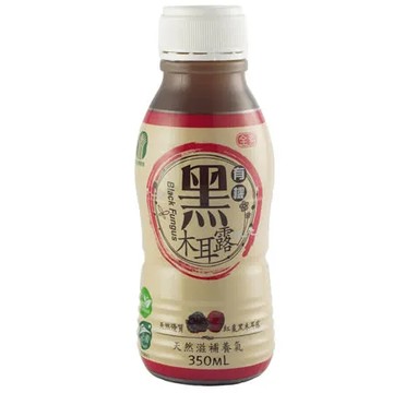 【苗栗南庄鄉農會】 有機紅棗黑木耳露-350mlx4瓶(任選)