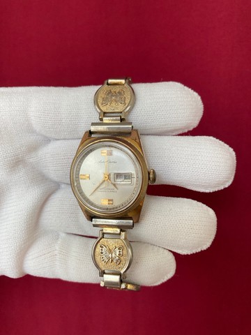 Seiko Chorus 罕見蝴蝶紋錶帶  21jewels寶石機芯 手動上鍊機械錶