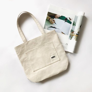 日常百寶袋 素色肩背款 米白