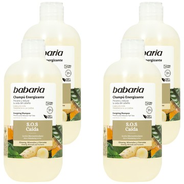 babaria 薑黃活絡頭皮豐盈髮感生機洗髮精  500ml  4瓶