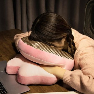 卡通午睡枕辦公室神器午睡枕學生用趴趴枕 午睡抱枕