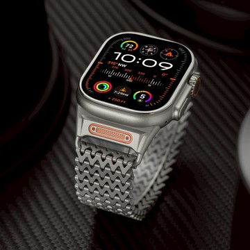 【台灣出貨】新款W型金屬錶帶 適用 Apple Watch S11 10 9 8 7 SE 蘋果錶帶 磁吸錶帶 46mm