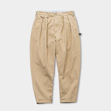 SOGATA復古寬松雙褶錐形九分褲 日系原宿休閑褲子秋冬潮牌男