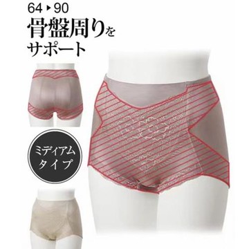 出口日本高腰塑身三角褲女收腹提臀產后收骨盆立體包臀美體短褲