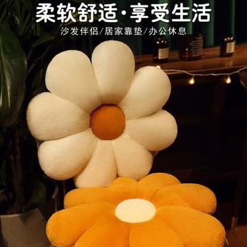 網紅花瓣抱枕花朵床頭靠枕客廳沙發靠墊飄窗裝飾太陽花ins輕奢女