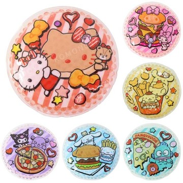 小禮堂 Sanrio 三麗鷗 圓形透明果凍保冷劑 (食物款) Kitty 大耳狗 美樂蒂 布丁狗