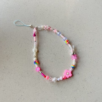 Y2K手工製作電話掛飾