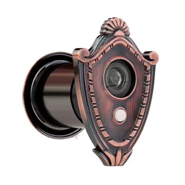 【台灣出品】【超划算】防盜門貓眼門鈴二合一帶遮擋後蓋家用高清塑料貓眼門鏡【熱賣】【低價】