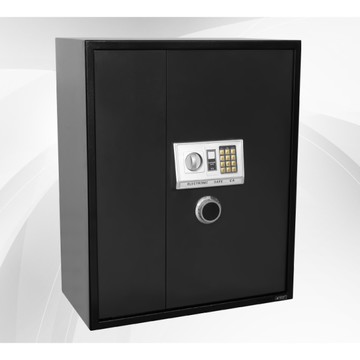 TRENY 保險箱 辦公室保險箱 商業保險箱 重型 金庫 八鋼牙電子式對開保險箱-特寬