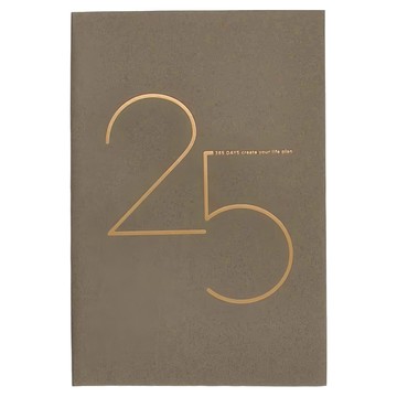 conifer 綠的事務 2025年32K年旅軟背精裝橫式週誌 LS0132225  寧靜沙灘  1本