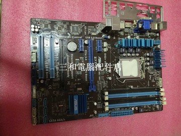 華碩Z77-A 主板 二代三代CPU DDR3 內存 集成VGA DVI HDMI 接口 原裝拆機【三和電腦配件店】