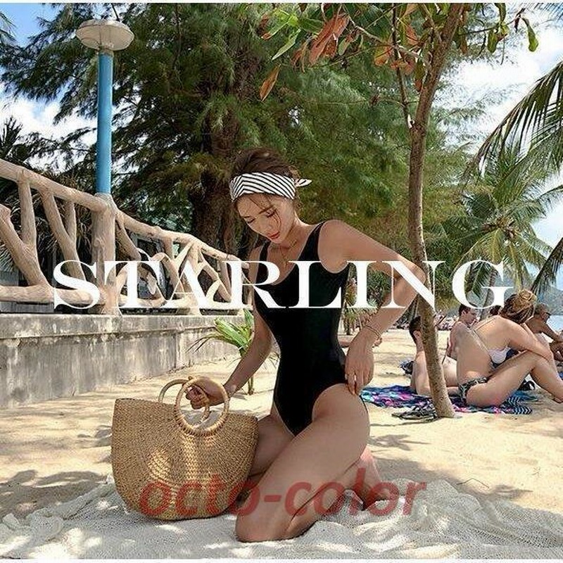 新品未使用】MIZUASOBI ワンピース水着 レディース 水着 ビギニ すく水