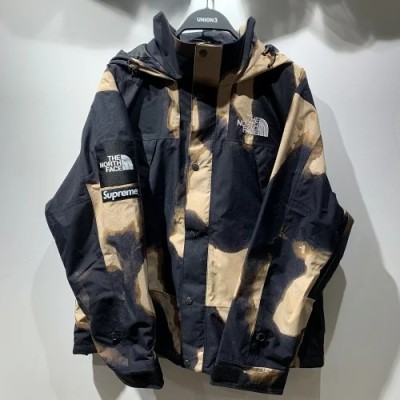 Supreme 21aw The North Face Bleached Denim Print Mountain ...