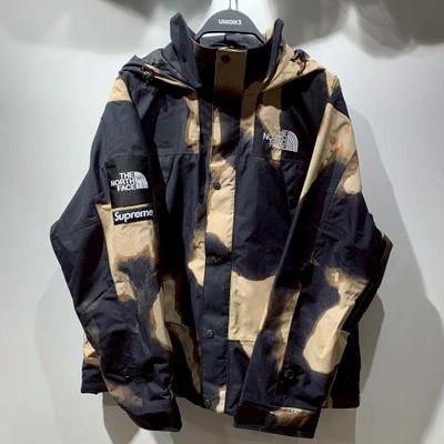 Supreme 21aw The North Face Bleached Denim Print Mountain ...