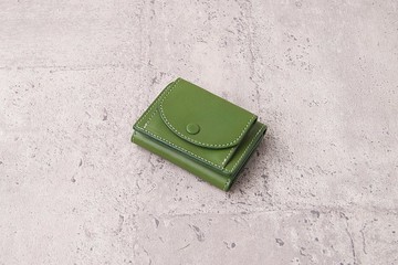 三折迷你短夾 Mini Tri-Fold wallet / 草綠