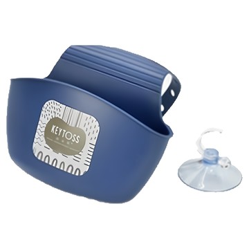 KEYTOSS 詰朵斯 EASY掛 壁掛水槽瀝水架 廚房浴室適用 底部瀝水通風設計 按扣設計  款式隨機  1組