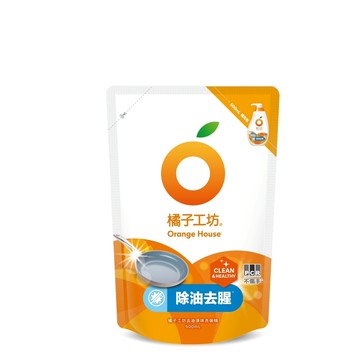 橘子工坊 去油淨味碗盤洗滌液洗碗精補充500ml